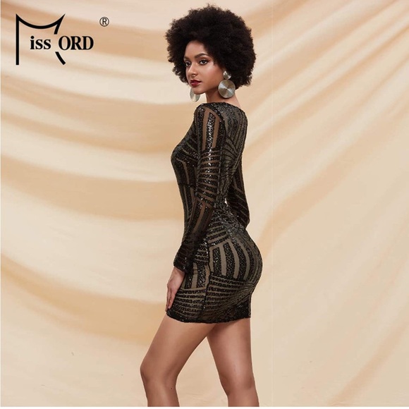 Sequined black dress - Picture 5 of 5